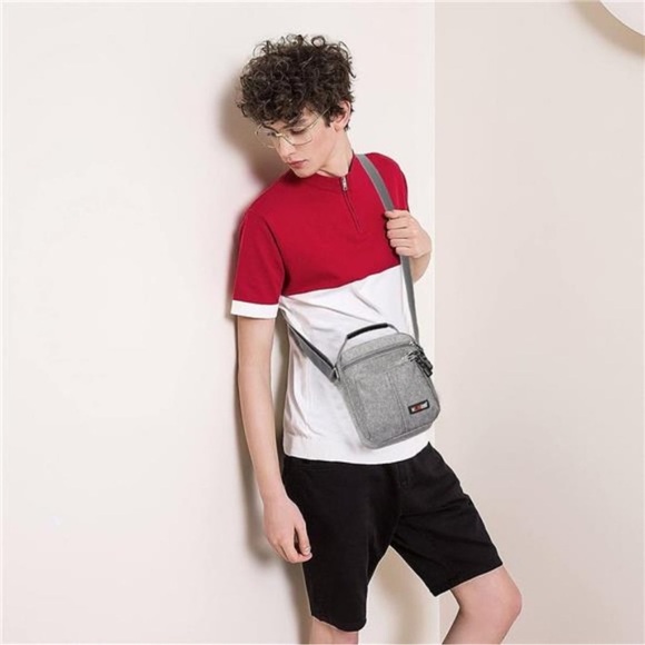 Men's Messenger Bag - Crossbody Shoulder Bags Travel Bag - Picture 4 of 8